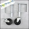SS Shock spring loaded gate wheel image picture