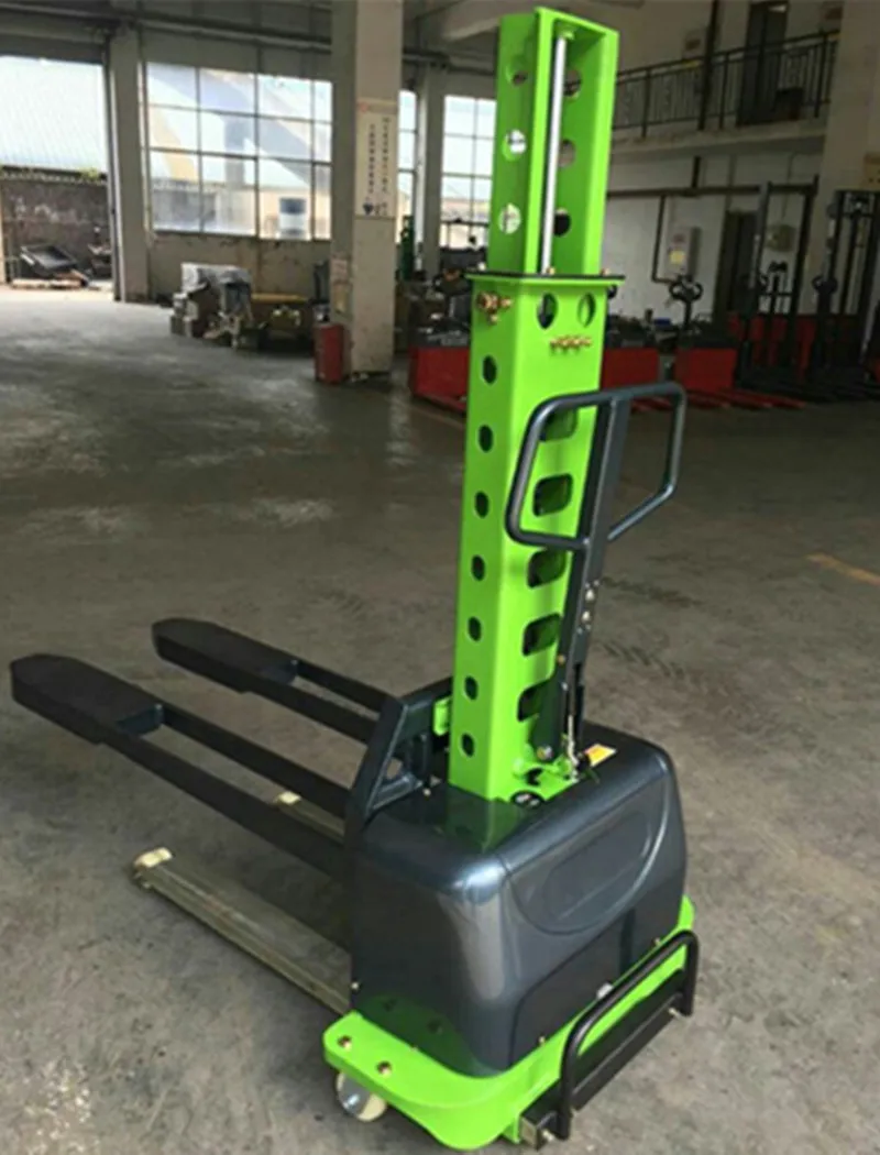 Self Loading Electric Pallet Truck 500kg Lift 1m For Sale - Buy ...