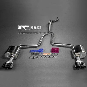 exhaust mufflers for JAGUAR XF exhaust tip catback with quad double tip