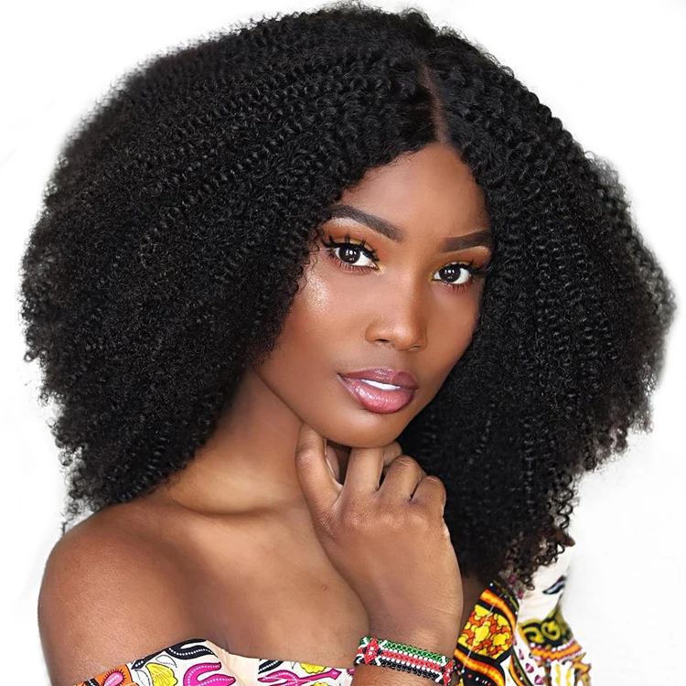 Afro Kinky Curly Hair 3 Bundles Brazilian Curly Hair 100 Remy Human 