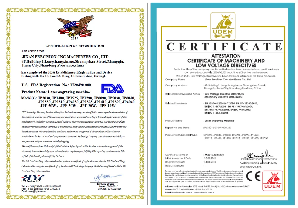 Factory price co2 laser cutting JP1390