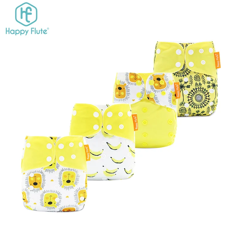 

Happyflute Waterproof Baby Diaper Washable Reusable Cloth Diaper nappy, Many colors