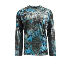 

Premium fit Sublimation Print UPF50+ performance fishing shirts dry fit for men