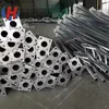 galvanized solar street lighting pole /street lamp post with single or double arms