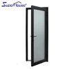 10 years warranty aluminium casement door high quality fire proof glass exit door for house