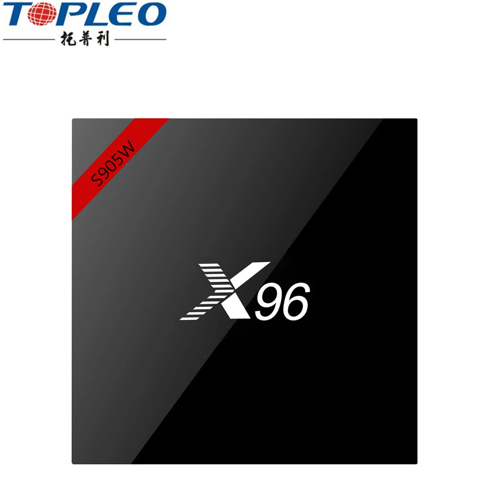 

Hot selling hd media player smart tv box X96W Amlogic S905W Quad Core 2gb 16gb android 7.1 set top box