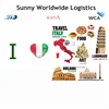 Courier express from China to Italy short time of transportation