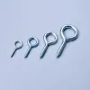 Dreieins 4 Pieces Hardware Iron Key Hooks Screw For Hanging