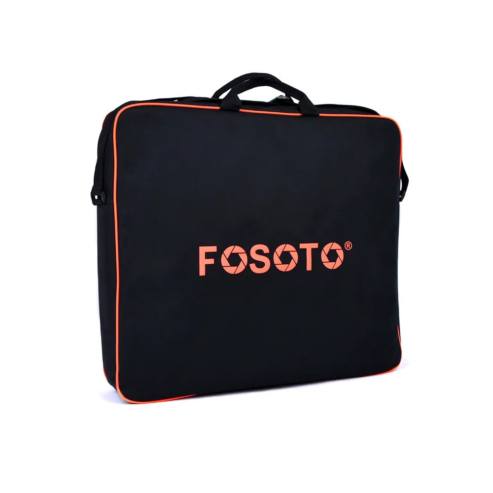 

FOSOTO High Quality Conjoined bag Orange Carry Case For RL-18 Ring Light Lamp And Tripod Stand&All accessories within 18" lamp, Black+orange