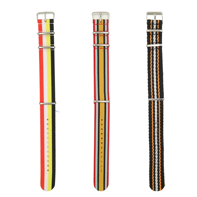 Customized models men and women comfortable bracelet pure nylon watch strap