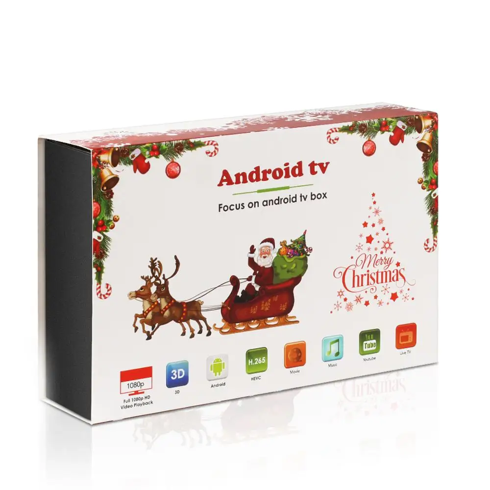 

Christmas Gift Q4 Max 4GB 64GB 2.4g wifi smart tv box RK3328 quad core android 8.1 set top gift box, N/a
