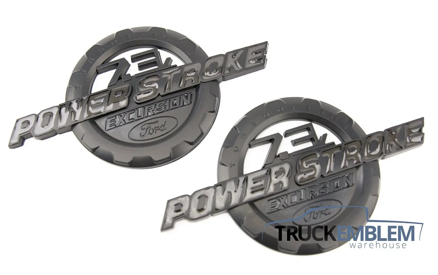 Decals/Emblems/Licence Frames Car & Truck Parts 2x OEM 7.3L Powerstroke Emblem ...