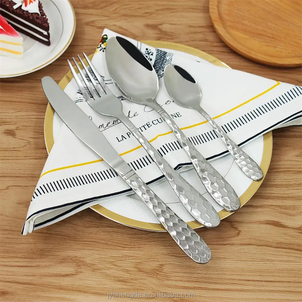 

Mirror polish silver stainless steel cutlery set,wedding / restaurant flatware/silverware ,spoon and fork set, Customized