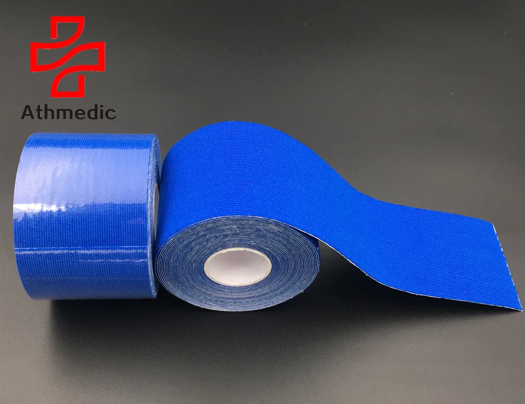 

2021 Athmedic muscle elastic stock 5cm*5m sport Physio dark blue kinesiology tape dark blue muscle tape dark navy therapy tape
