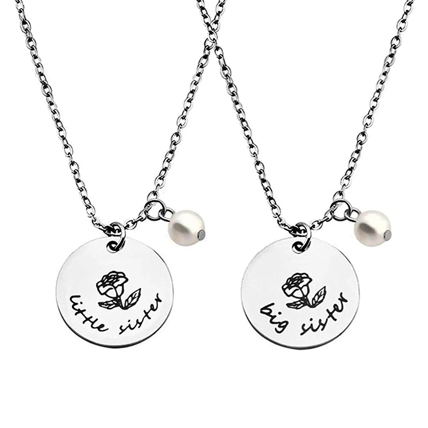 big brother little sister necklace
