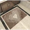 Wholesale modern tapete shaggy anti slip bathroom mat and footmat for home decor