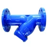 Ductile Iron Pipe Fitting flanged water mesh strainer filter valve y stype PN10 PN16