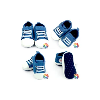 Baby Boy Girl Kid Soft Sole Sport Shoes Sneaker Jeans Canvas