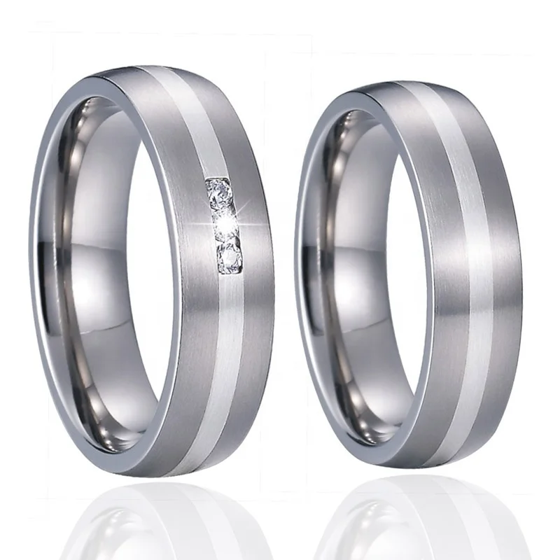

Factory Wholesale titanium couple wedding rings for men and women 925 sterling silver ring anillos bague, As the photo