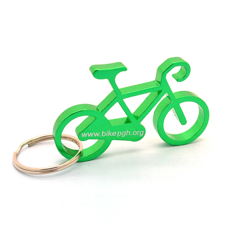 

Key Chain Factory Custom Logo Bicycle Openers Keyring Metal Key Ring Bike Shape Aluminum Engraved Bottle Opener Keychain