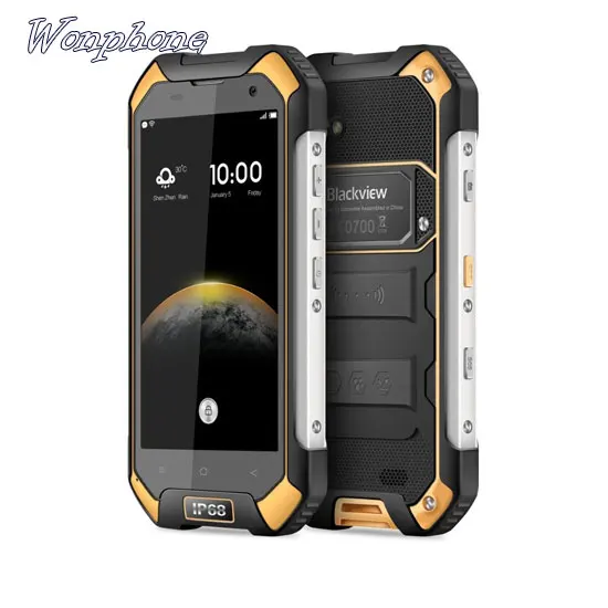 

Wholesale Blackview BV6000 4G NFC Waterproof Smartphone Android 6.0 MT6755 Octa Core 3GB + 32GB 13MP 4.7 4200mAh OTG Cellphone, N/a