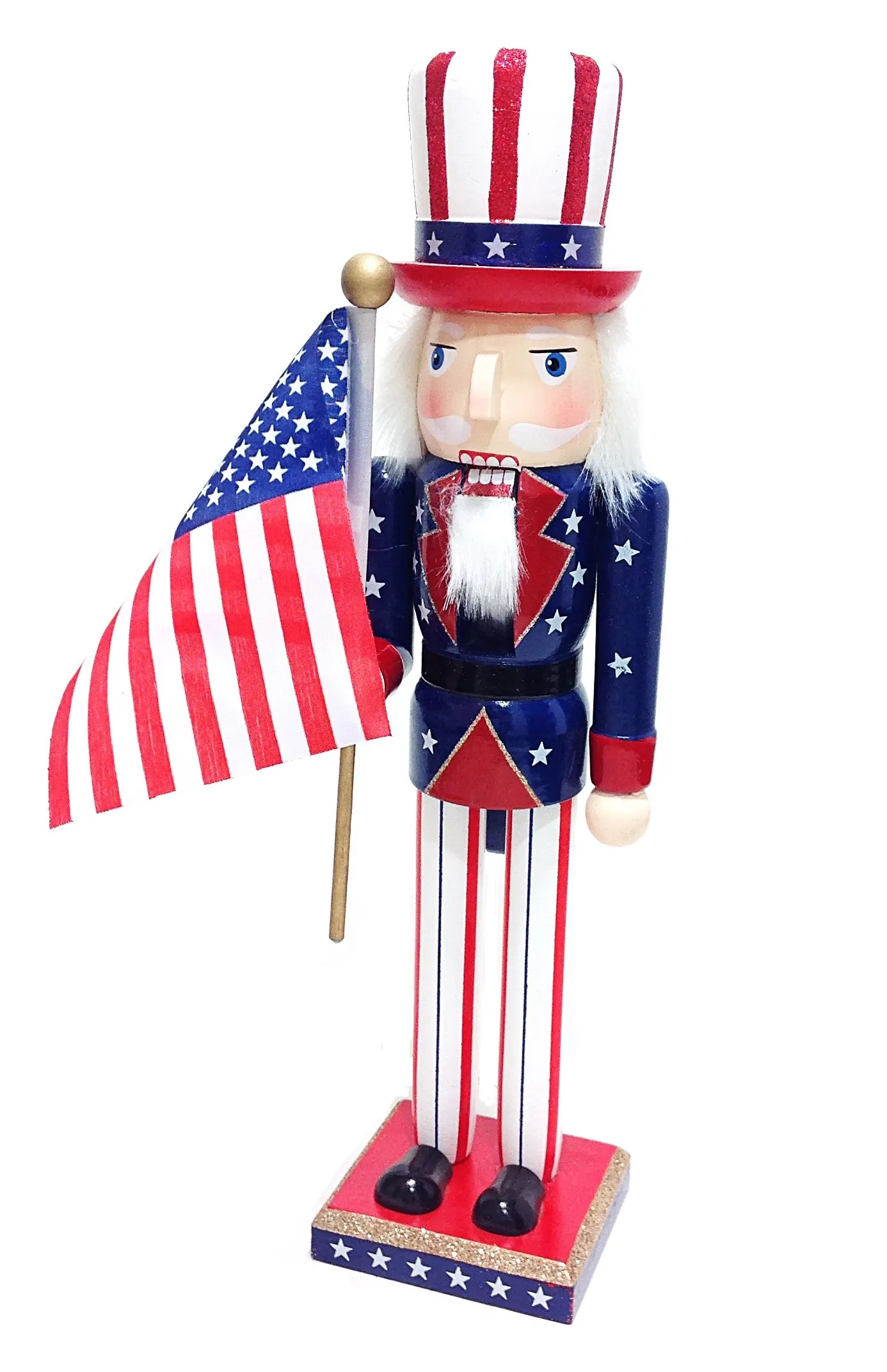 Buy Uncle Sam & American Flag Patriotic Large Unique Themed Decorative ...