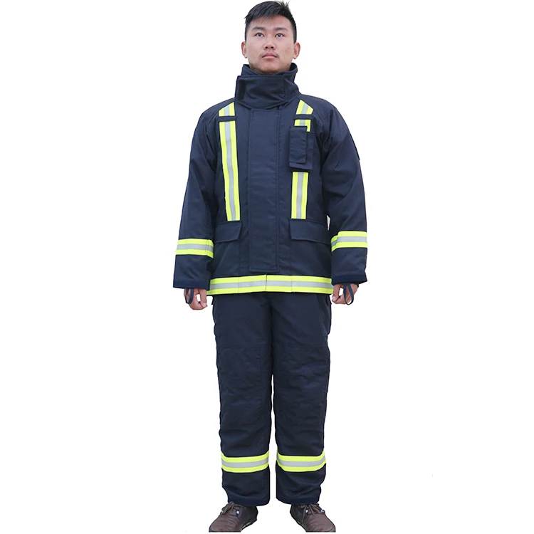 Flame retardant firefighting protective clothing suit for firefighters