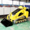 multi construction machinery low cost light weight easy transport hydraulic joystick compact track loader