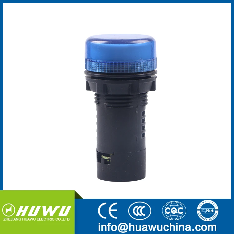 
AD16-22 led blue pilot lamp IP65 indicator light 