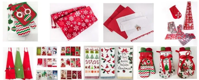 christmas kitchen towels bulk