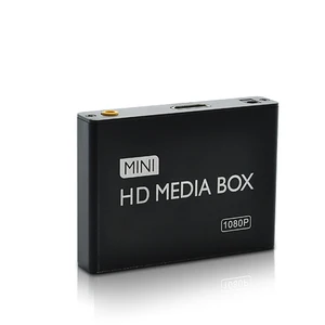 Mini full hd 1080p SD Card usb media player for tv HDMI with HDD HDmedia player tv box car media player usb/sd