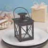 Love Lights the Way Metal Luminous Lanterns in Black Candle Holder