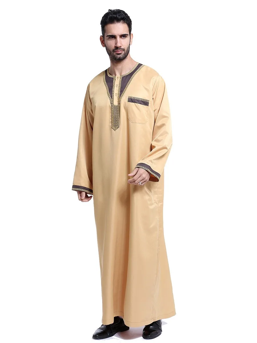 Th802# Men In Dubai Men Saudi Arab Thobe Kaftan Islamic Robes - Buy ...