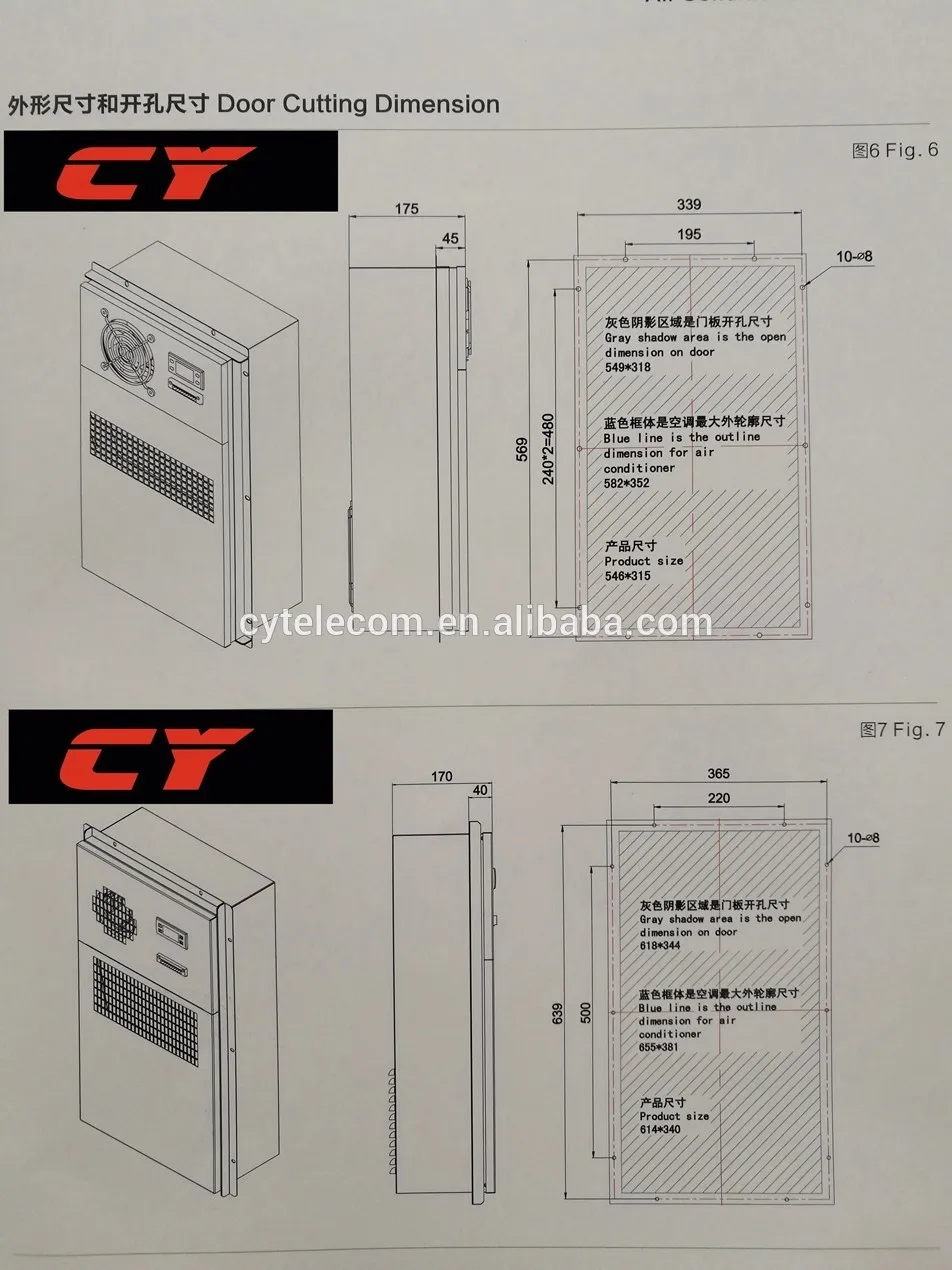wall mounted heating and cooling unit