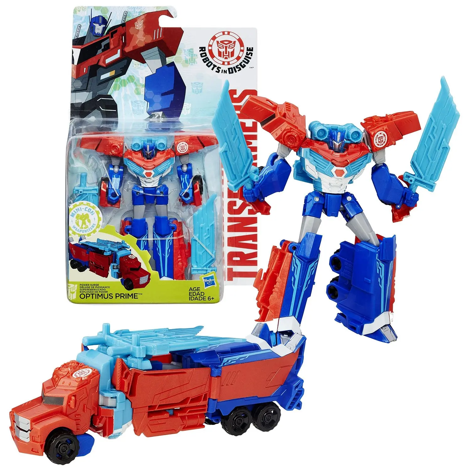 transformers robots in disguise warrior class power surge optimus prime