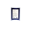 Crystal acrylic curved display frame perspex curved plaque holder for certificate display