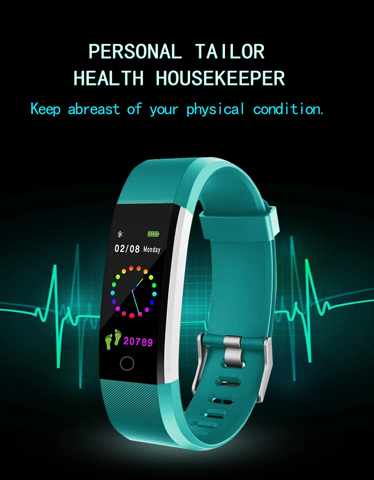 2021 Shenzhen Factory Cheapest Smart Wristband 115 Plus Id115 Smart