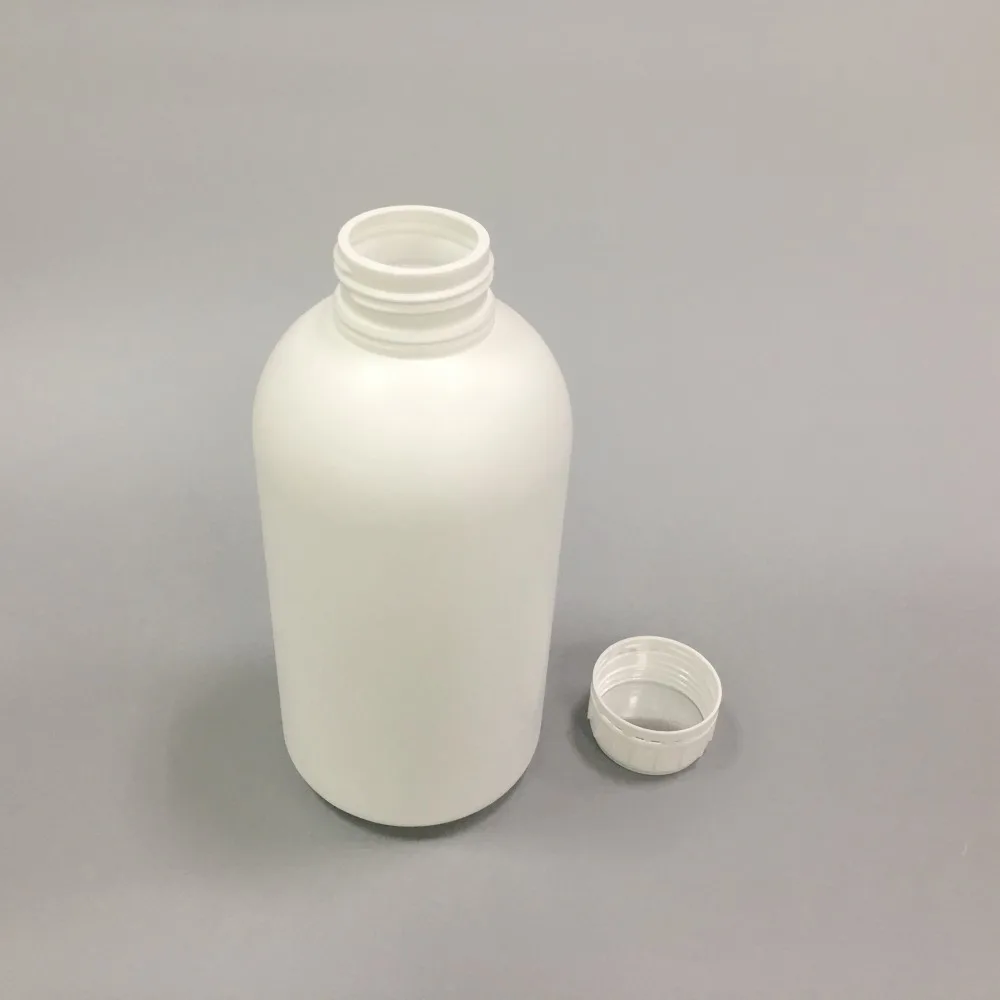 
1.5L Large White Plastic HDPE Chemical Plastic Bottle 