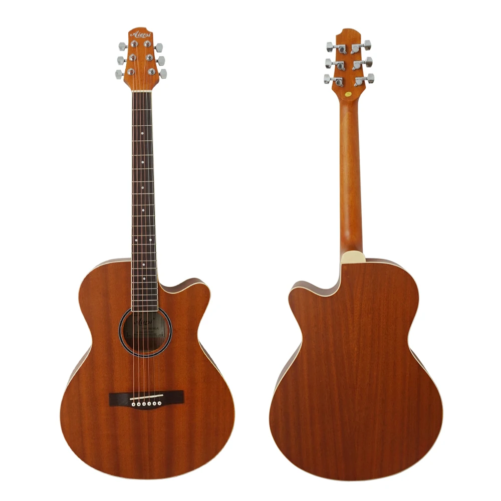 

Best quality left-hand acoustic guitar China manufacturer, Natural