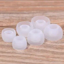 6 Pairs 12Pcs 3 Sizes Clear Silicone Ear Bud Tips Cushions Replacement Headphone Ear pads Covers For Earphone MP3 (S M L Size)