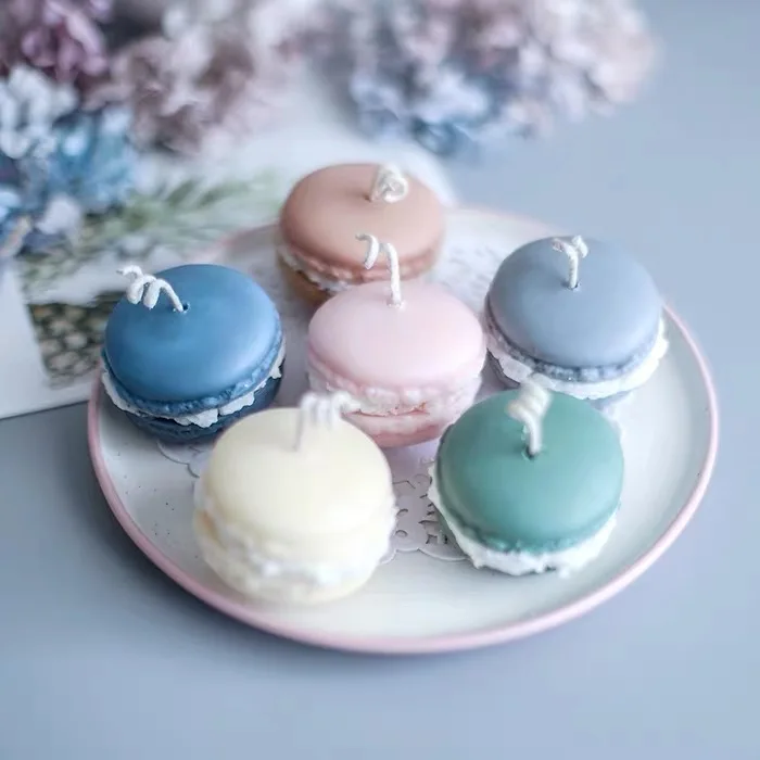 Wholesale Handmade Birthday Party Wedding Gift Macaron Shape Scented