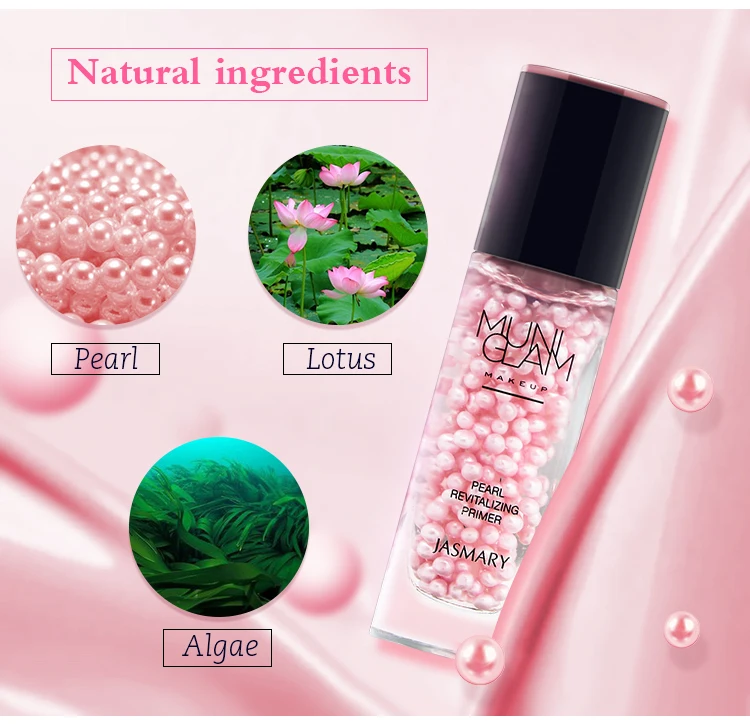 Face use natural skin care whitening smoothing pearl primer makeup