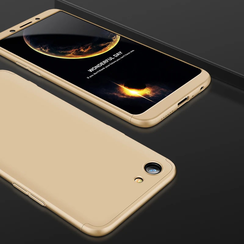 2018 hot sell 360 cover Removable 3in1 Hard PC Shield Back Cover Case for OPPO A83 phone cases