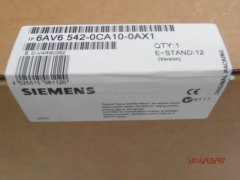 6AV6 542-0DA10-0AX0 Ver.1 New Siemens 6AV6542-0DA10-0AX0 MP370 Membrane Keypad