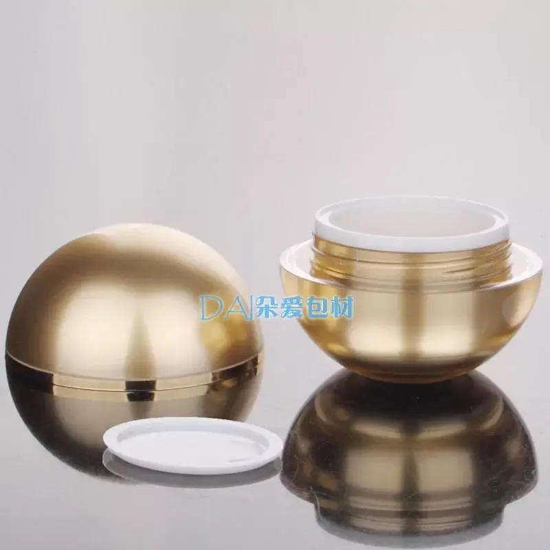 Promotional branded cosmetic acrylic jar 50g acrylic cream jar cosmetic packaging made in china