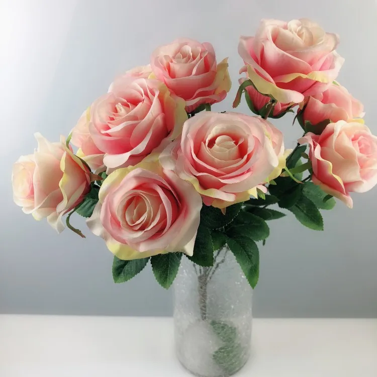 High Quality Rose Handmade Artificial Rose Flower With Rose - Buy Rose ...