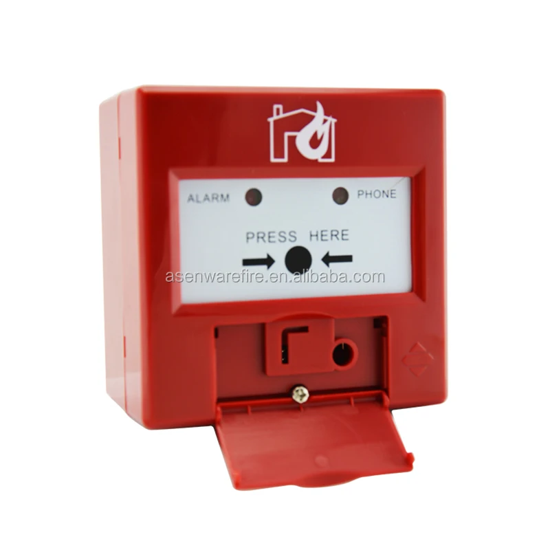Fire Alarm Systems 24V DC Addressable Manual Call Point Use In Non-Condensation Condition