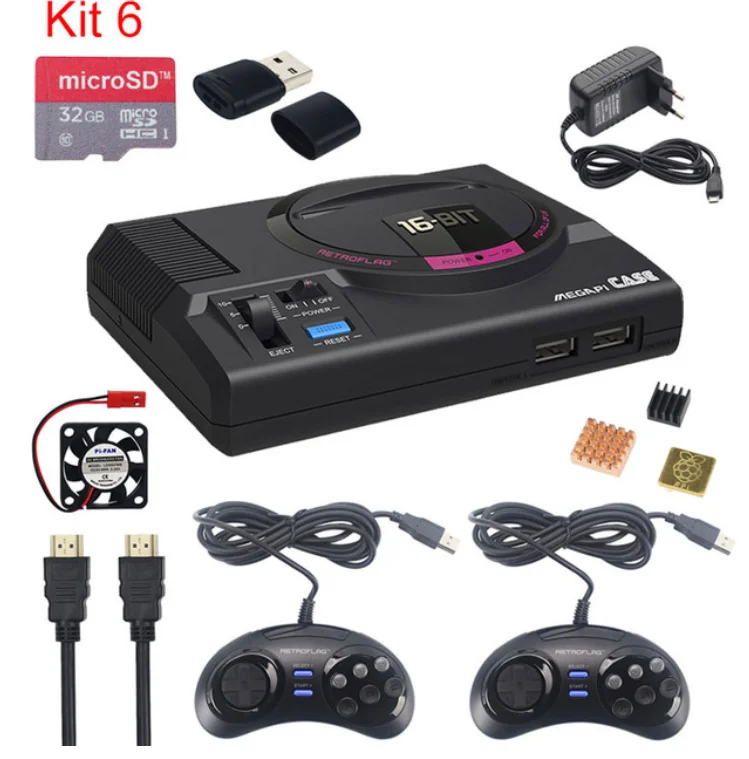 Retroflag MEGAPi CASE With Classic USB Controller Power Adapter And 32GB SD  Card For Raspberry Pi 3 Model B+ 3B+ 3B RetroPie| Alibaba.com