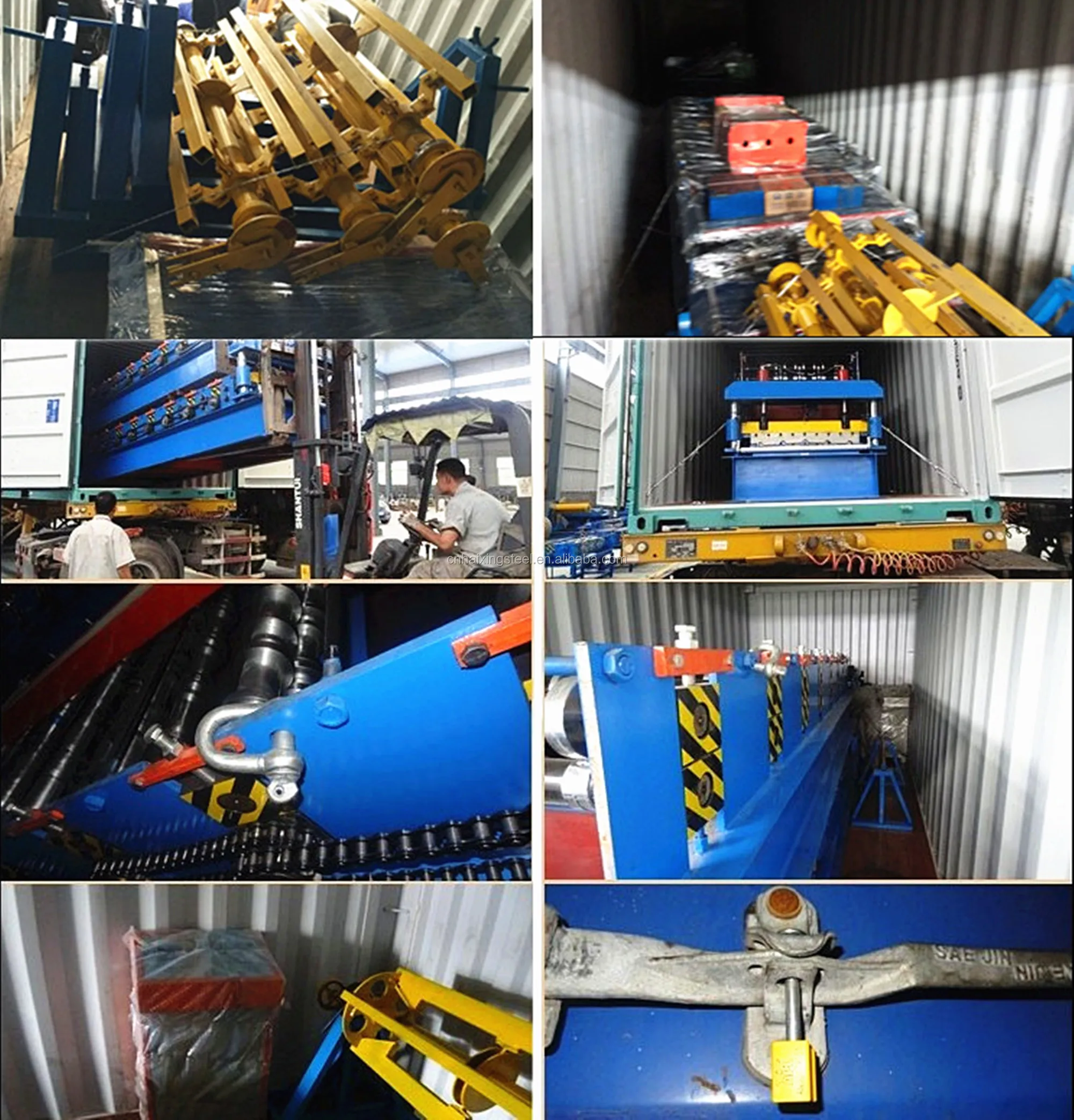 Colorful steel roofing glazed tile making roll forming machine