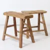 Antique rustic natural recycled workers stools for wholesale Shandong